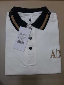Armani Exchange White Polo
