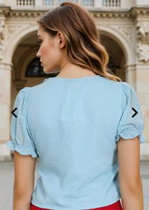 Cute Light Blue Top