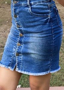 Denim Mini Skirt