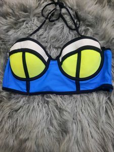 Color Block Bikini Top