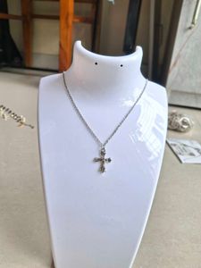 Cross Necklace &amp; Earring Set