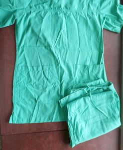 Green Scrub Top &amp; Bottom