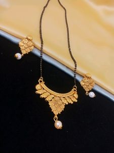 Mangal Sutra Goled Plated Bras Metal