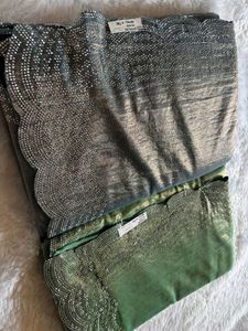 Elegant Green Saree😻