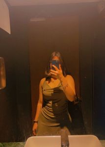 Drape Collar Halter Neck Dress