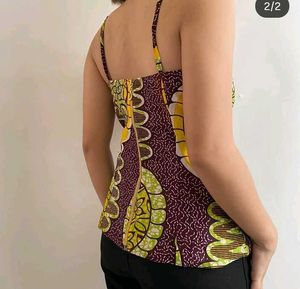 Patterned Cami Top