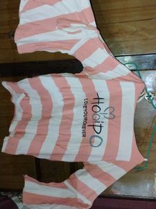 Striped Bell Sleeve Top