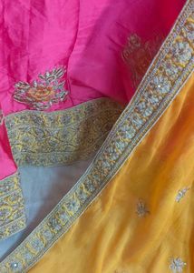 Pink Embroidered Lehenga Choli
