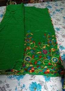 Green Fancy Saree