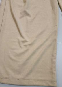 Pleated Beige Pants
