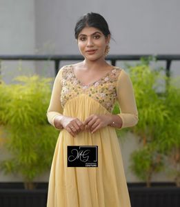 Pastel Yellow Kurti