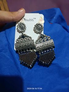 Oxidised Earrings