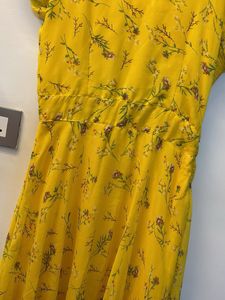 Yellow Floral Dress