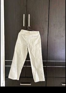 White Wide Leg Pant