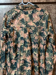 Floral Print Shirt Dress