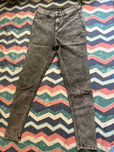 Gray Denim Jeans