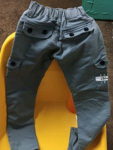 Boys Cotton Blend Trousers