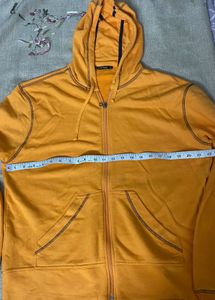 Orange Zip-Up Hoodie