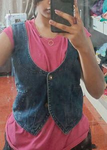 Bare Denim Waistcoat