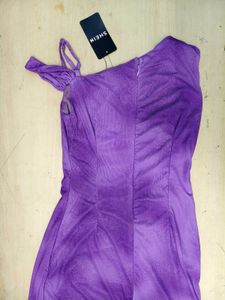 Elegant Purple Maxi Dress