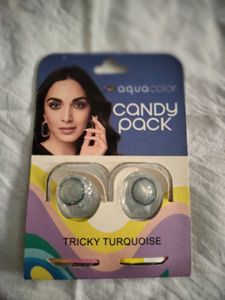 Aqua Color Tricky Turquoise Contact Lenses