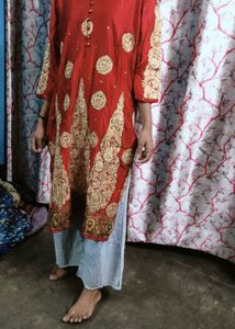 Zari Work Kurta