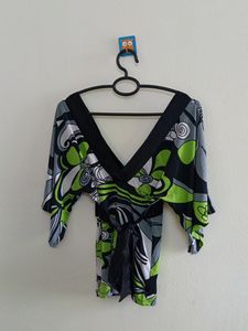 Deep V Neck Top