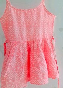 The premium women peach kurti / Top