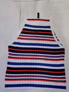 Striped Ribbed Tank Top