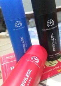 The Man Company 3 Body Spray