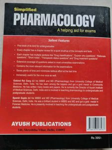 Simplified Pharmacology
