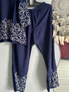 Floral Embroidered Kurta Set