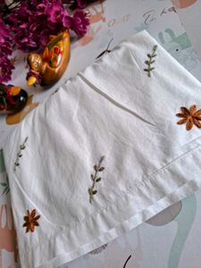 White Embroidered Dress