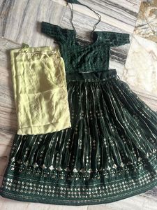 Green Lehenga