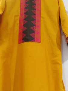 I Am Selling Mustard Yellow Kurta Set With Dupatta