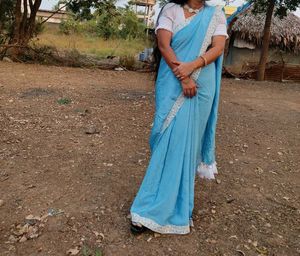 Natural Crape Designer Saree