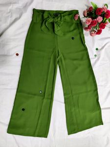 Green Palazzo Pants