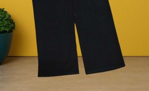 M@10 Size-30 Black Wide Leg Cargo Pants