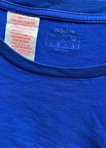 Adidas Crop Top - Blue and Black