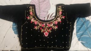 Black Velvet Lehenga
