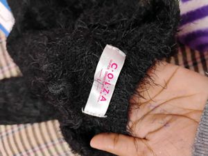 Winter Top Furr Black