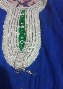 Blue Party Wear Anarkali Suit
