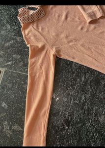 Peach Long Sleeve Top