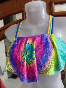 Colorful Bikini Top