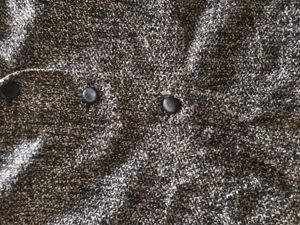 Grey Tweed Short Sleeve Coat