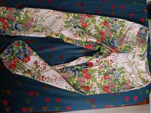 Floral Print Pants