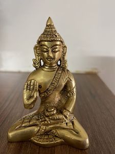 New Vintage Antique Brass Buddha : Home Decor
