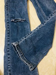 Acid Wash High-Waisted Jeans