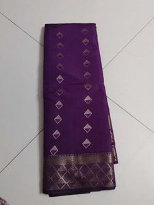 Dark Purple Soft Silk Saree...