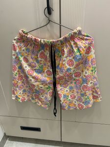 Floral Print Casual Shorts